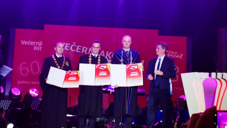 Dobitnici nagrade u kategoriji "Znanost" u prisustvo Lars-Gunar Vigemarka