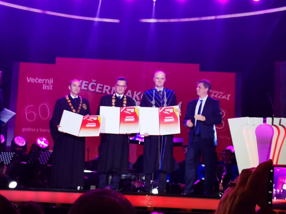Dobitnici nagrade u kategoriji "Znanost" u prisustvo Lars-Gunar Vigemarka
