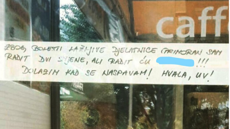 Poruka koju je ostavio na vratima - Avaz, Dnevni avaz, avaz.ba