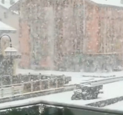 Snijeg pada u Austriji