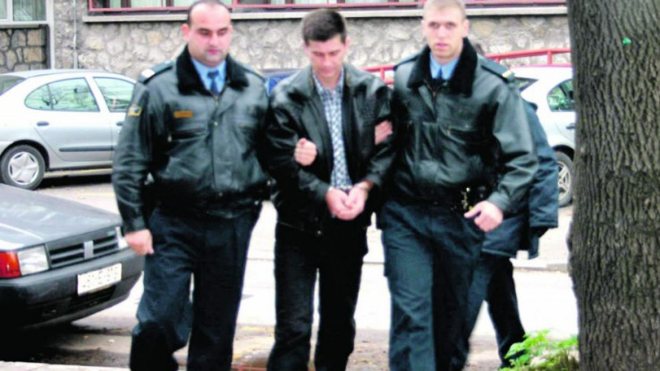 Emsad Valentić tokom ranijeg hapšenja