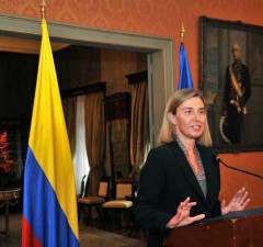 Mogerini: Podrška naporima vlade Kolumbije