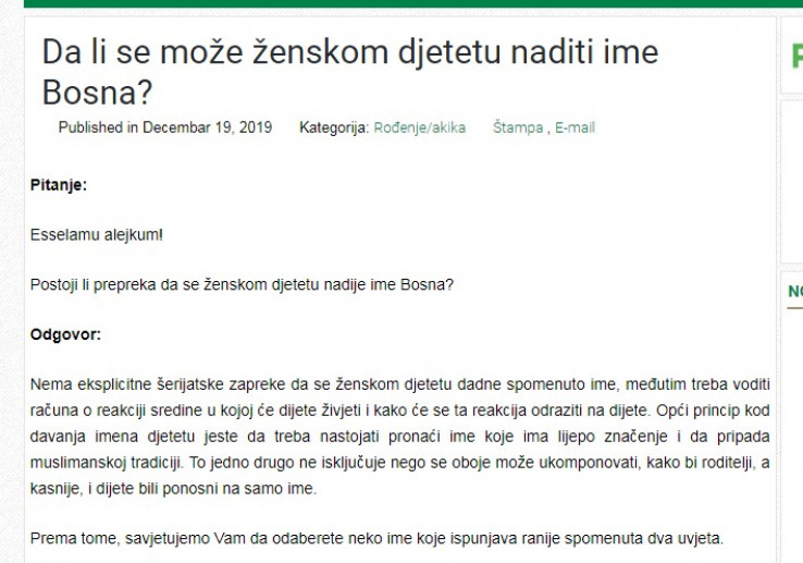 Odgovor Islamske zajednice - Avaz, Dnevni avaz, avaz.ba