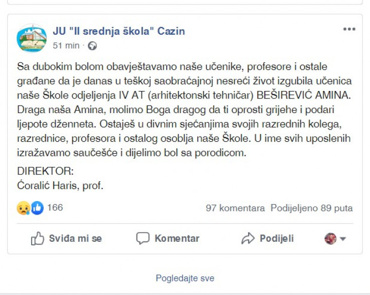 Emotivna poruka profesora Harisa Ćoralića - Avaz, Dnevni avaz, avaz.ba