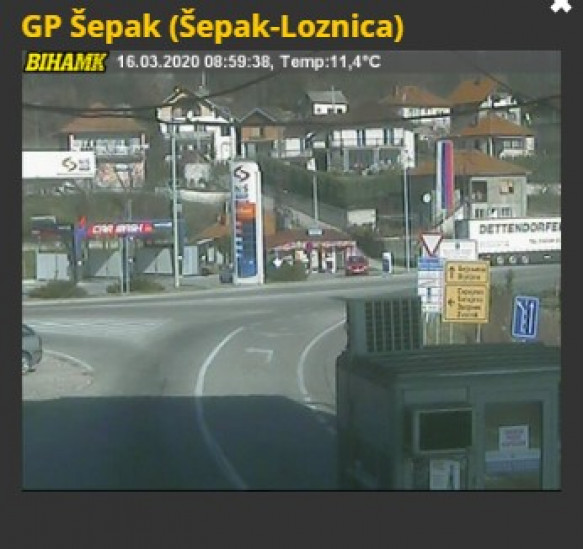 Granični prijelazi prema Srbiji