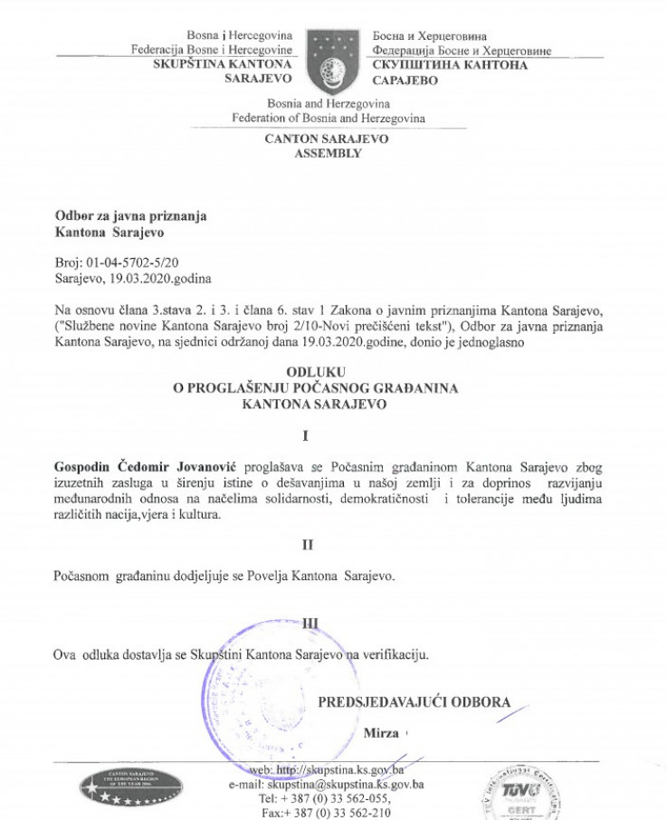 Odluka Skupštine KS - Avaz, Dnevni avaz, avaz.ba