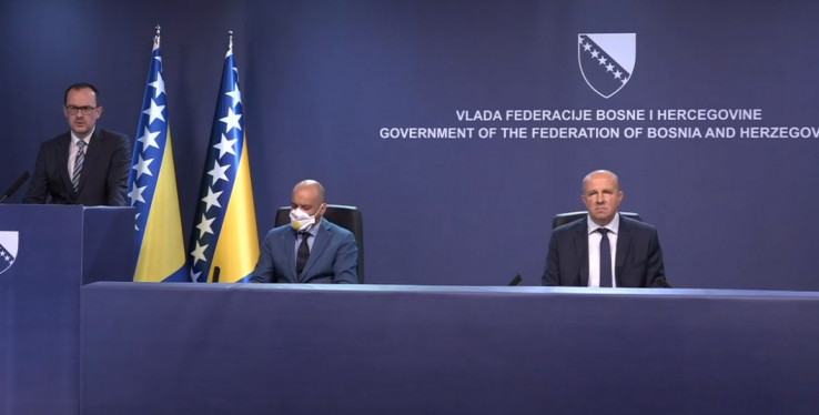 Pres-konferencija Federalnog štaba civilne zaštite - Avaz, Dnevni avaz, avaz.ba