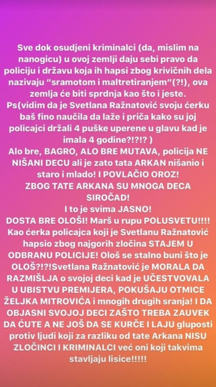 Obračun Karleuše i Anastasije Ražnatović na Instagramu - Avaz, Dnevni avaz, avaz.ba