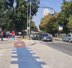 Nesreća u centru Zenice, povrijeđen motociklista