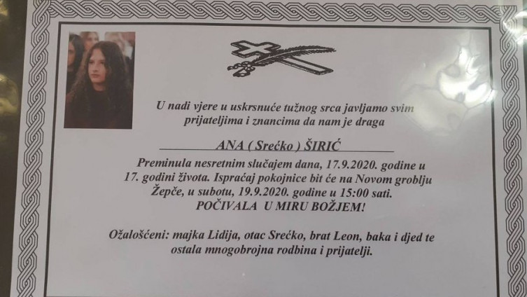 Ana Širić: Prerano ugašen život