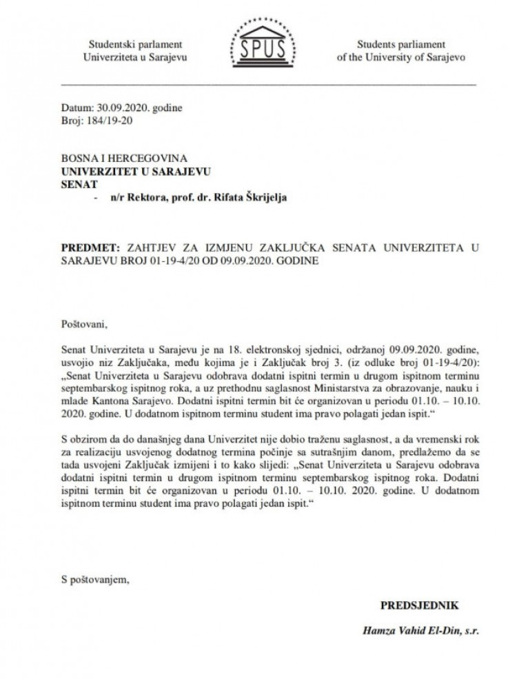 Faksimil Zaključka