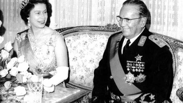 Josip Broz Tito sa Elizabetom II