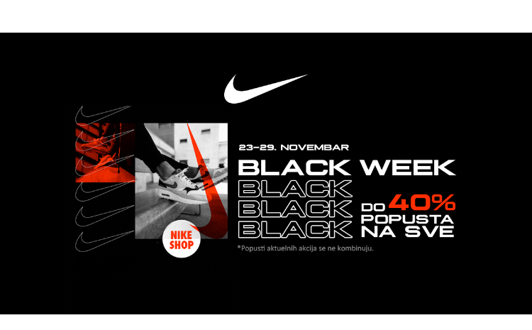 Black Week u Nike shopu