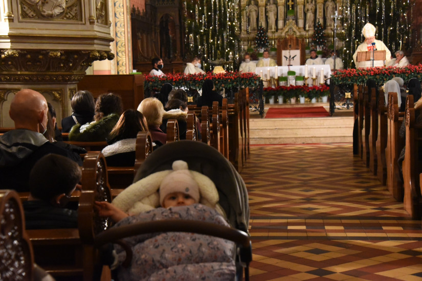 Sa Svete mise povodom Božića u Sarajevskoj katedrali Srca Isusova