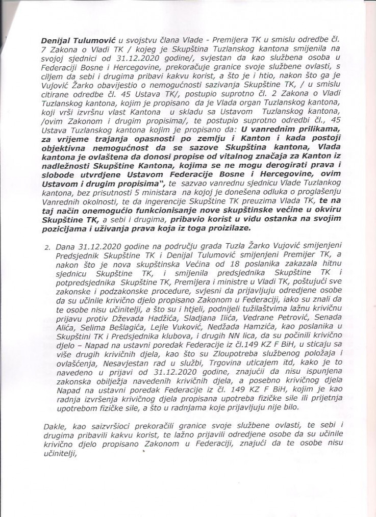 Krivična prijava