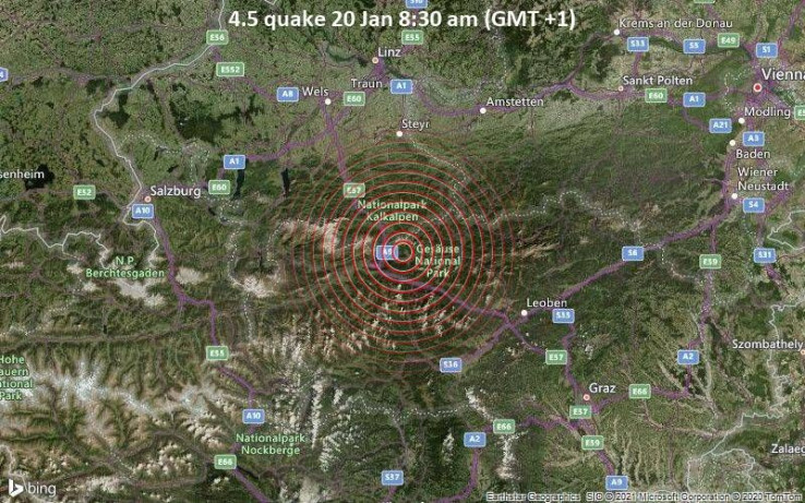 Potres jačine 4,5 u Austriji
