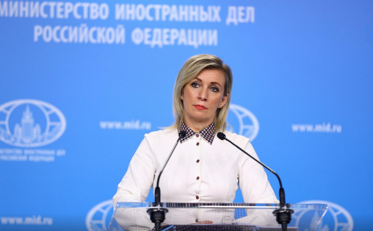 Russia's Foreign Ministry spokeswoman Maria Zakharova attends a weekly news briefing in Moscow, Russia February 11, 2021. 