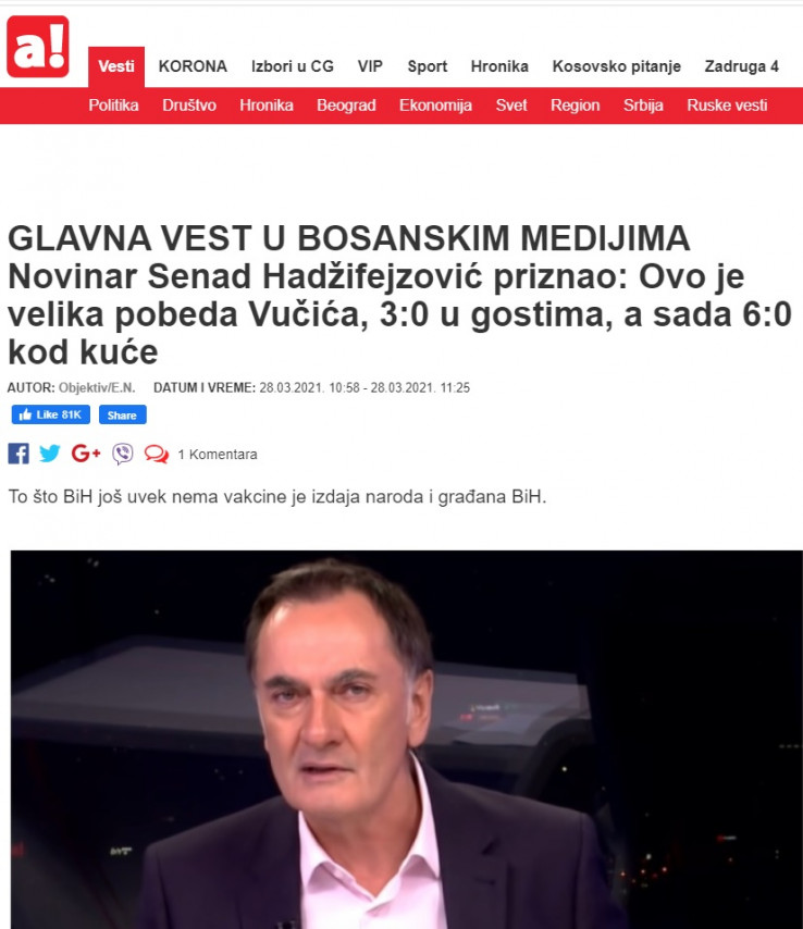 Tekstovi iz srbijanskih medija