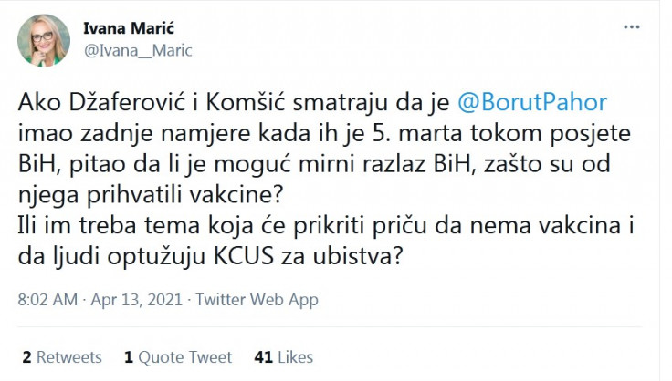 Status Ivane Marić