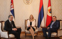 Vučić, Cvijanović i Dodik