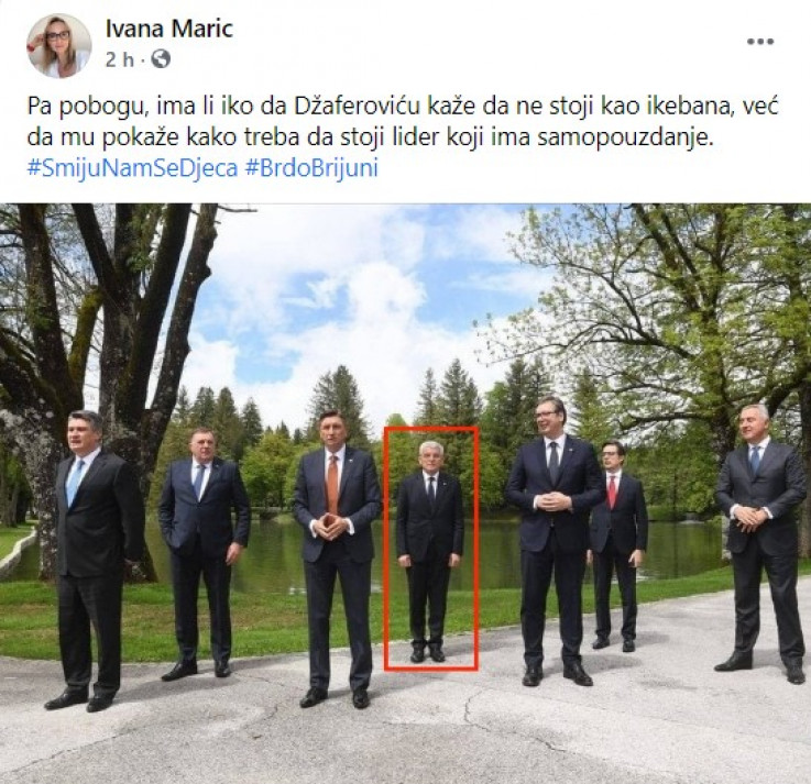 Objava Ivane Marić na Facebooku