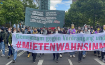 Demonstracije na Trgu Potsdamer 