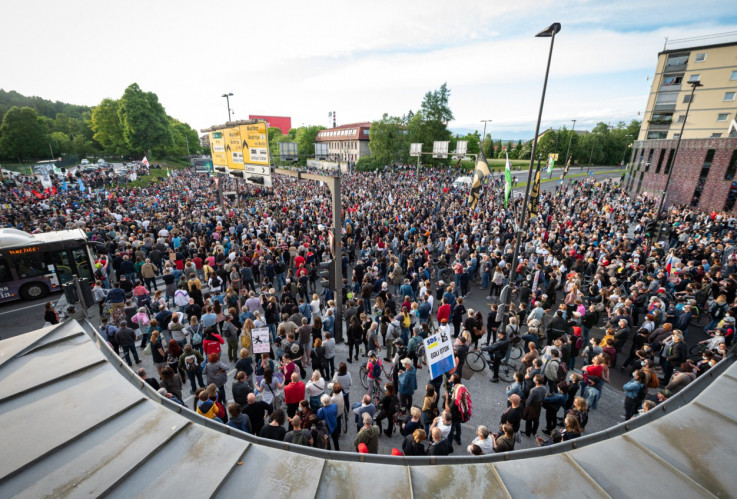 Protesti u Ljubljani 