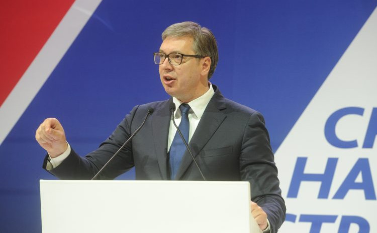Predsjednik Srbije Aleksandar Vučić