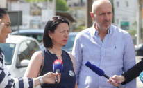 Suzana Radanović with lawyer Ifet Feraget