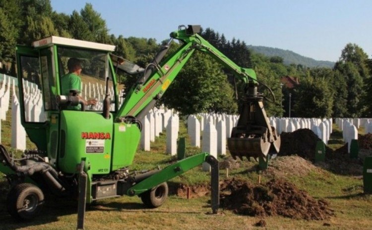 Iskopavanje grobnih mjesta 