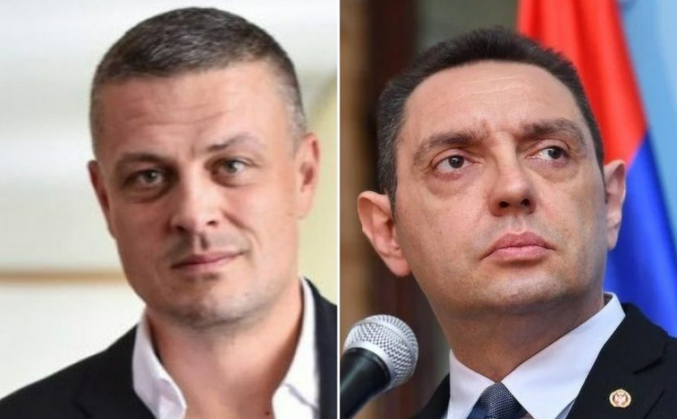 Vojin Mijatović i Aleksandar Vulin 