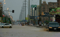 Torrential rains caused flooding in Sudan, including here in the capital Khartoum