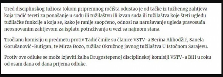 Majke Srebrenice i Žepe : Žalosno je šta je se tužilaštvo BiH bavi navodnim zločinima u drugoj državi - Page 2 W873