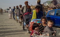 Afganistanski državljani na granici s Pakistanom