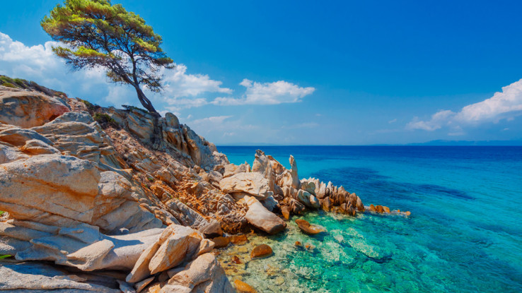 Halkidiki je dosta veliko poluostrvo