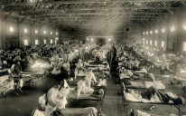 Vojnici u kampu Funston u Kansasu oporavili su se od pandemije gripe 1918. 