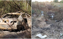 Spaljeni automobil porodice Đokić i mjesto gdje su tijela pronađena