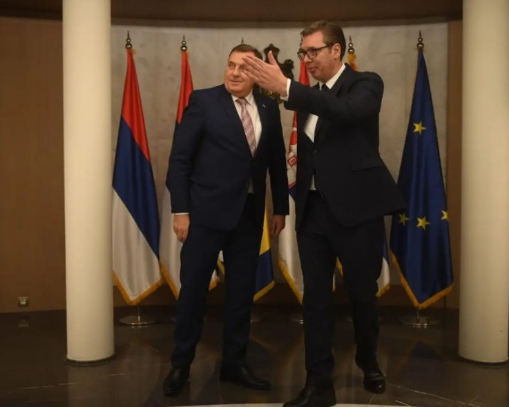 Dodik i Vučić u Beogradu