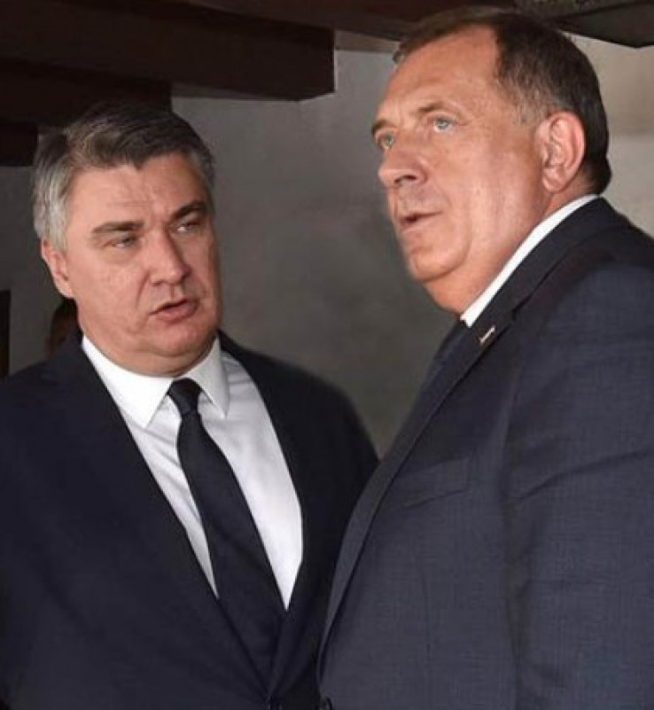 Dodik i Milanović: Iznenadni susret