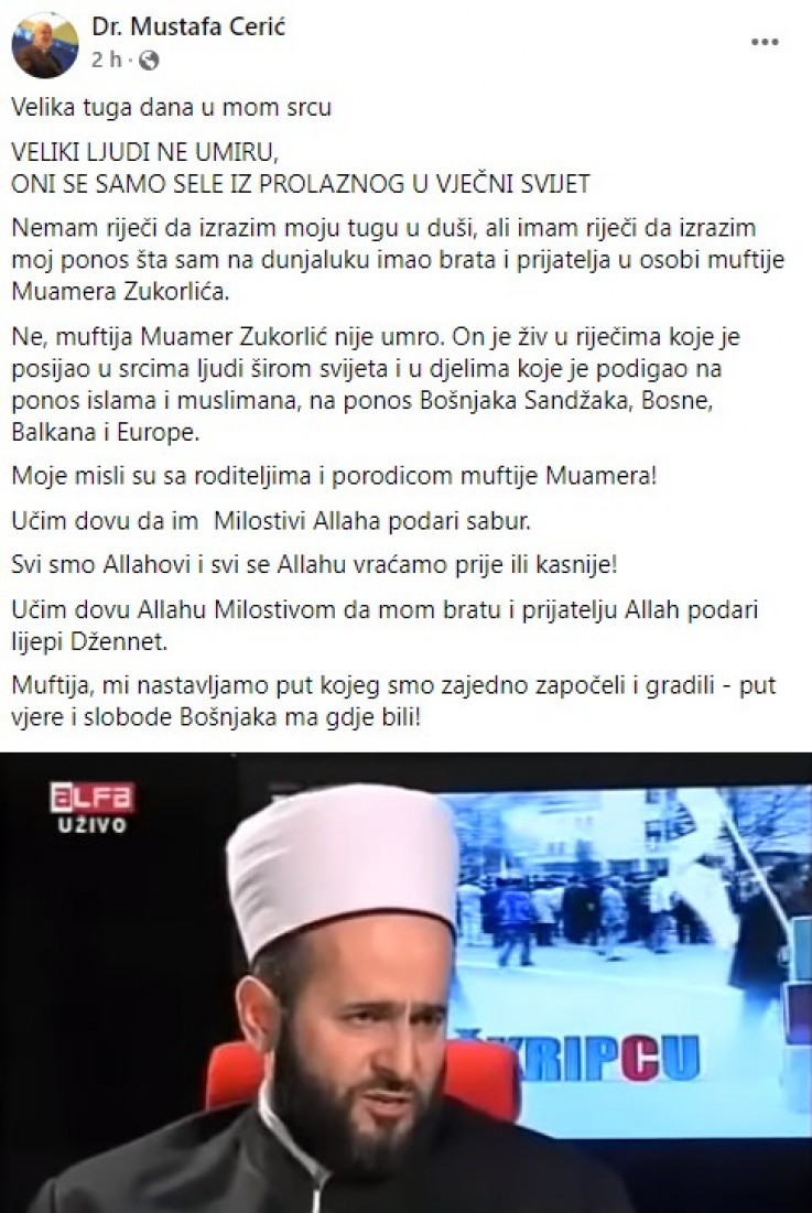Status Mustafe ef. Cerića 