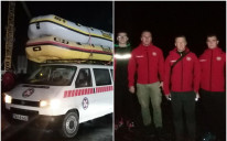 Jedinica Interventne spasilačke službe iz Zenice stigla u TOpčić Polje
