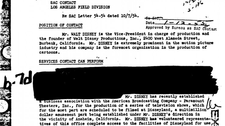 Dokumenti koji potvrđuju učešće Volta u FBI, tek su 90-tih ugledali svjetlo dana