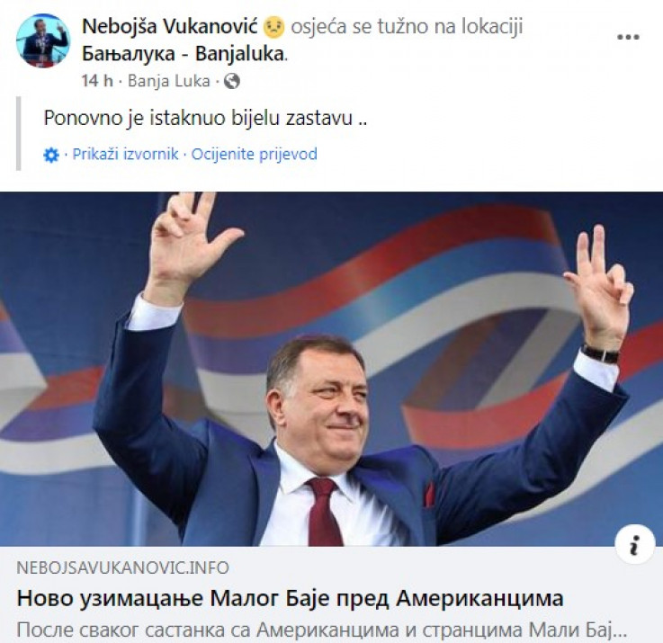Vukanović o Dodiku