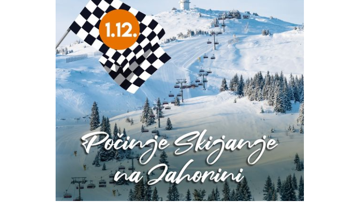Skijanje na Jahorini kreće od 1. decembra