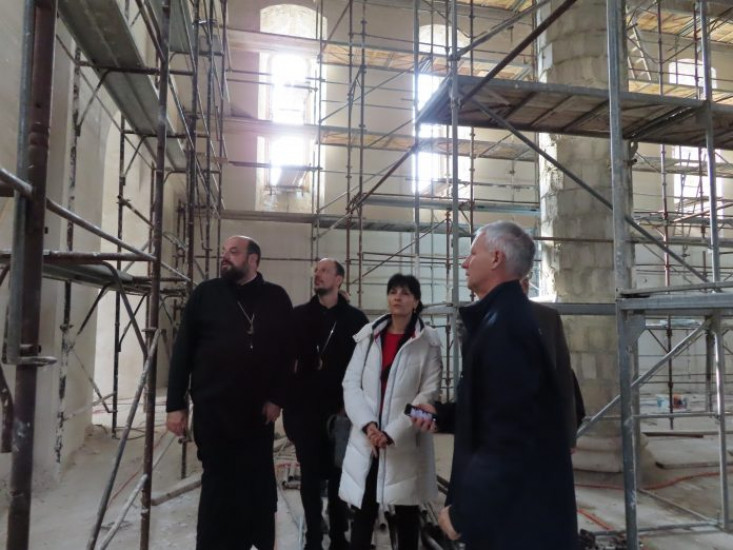 Mikloš Šolteš posjetio gradilište Saborne crkve u Mostaru