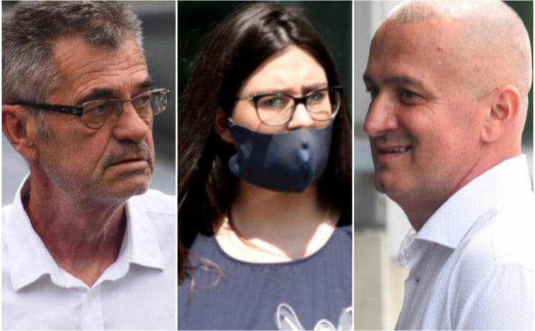 Optuženi Zijad Mutap, Alisa Mutap i Hasan Dupovac