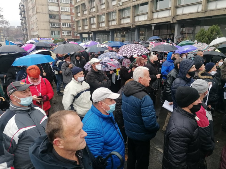 Protest podrške Fuadu Kasumoviću