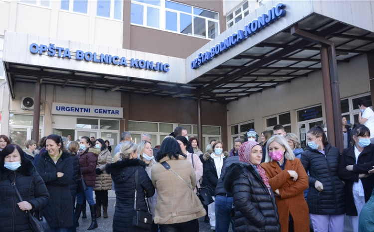 Doktori medicine i stomatologije iz Konjica su u generalnom štrajku od 26. novembra