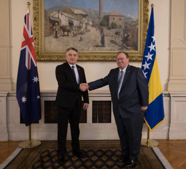 Komšić i ambasador Australije