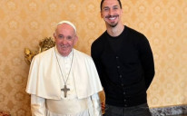 Papa Franjo i Ibrahimović u Vatikanu